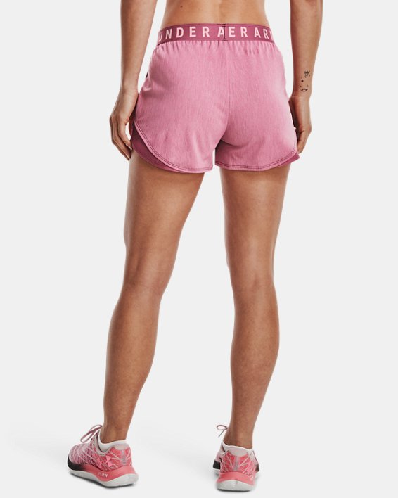 Women's UA Play Up Shorts 3.0 Twist, Pink, pdpMainDesktop image number 1
